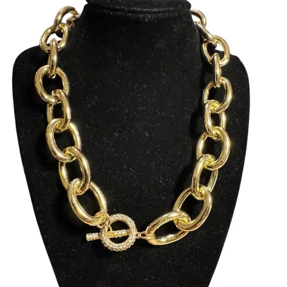 INC International Concepts Gold Chain-Link Necklace